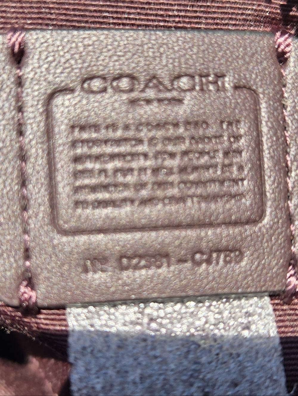 Coach Black Pebbled Leather Double Zip Crossbody - Picture 7 of 10